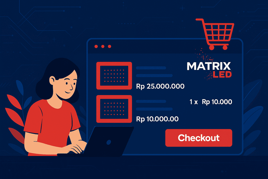 Wishlist Videotron Keranjang Belanja Videotron di Matrix LED