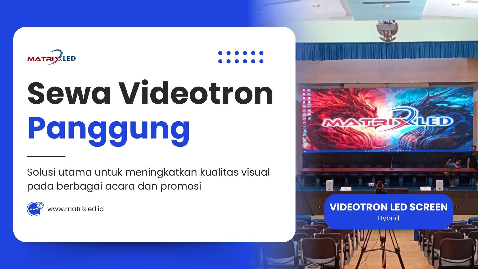 Sewa Videotron Panggung kini menjadi solusi utama untuk meningkatkan kualitas visual pada berbagai acara seperti konser musik, peluncuran produk, pernikahan mewah, hingga event korporat berskala besar.